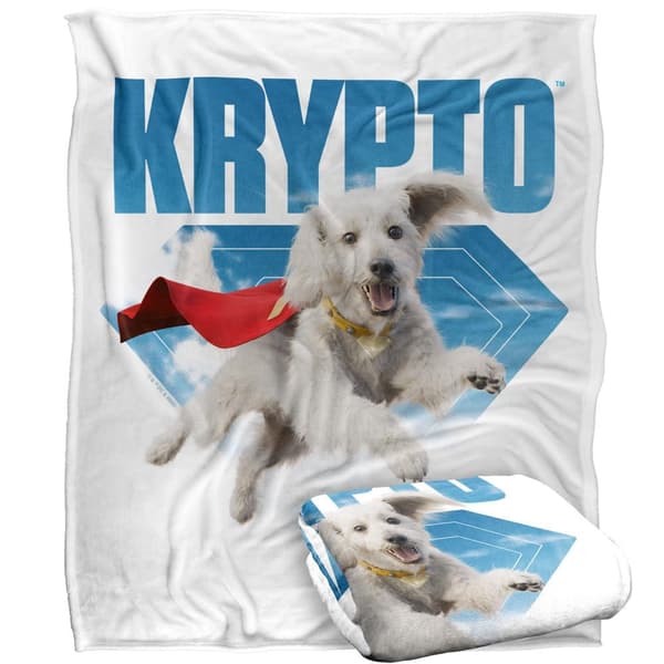Superman Soft Jump Krypto Blanket