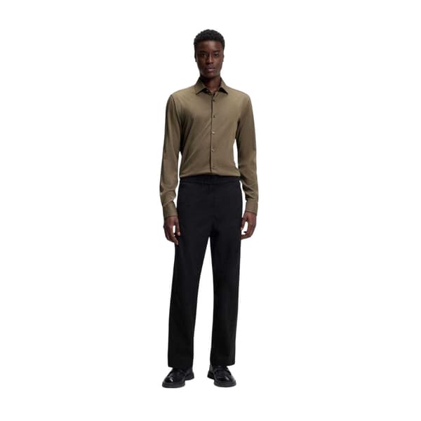 Hugo Boss Herr Solid Slim Långärmad Skjorta