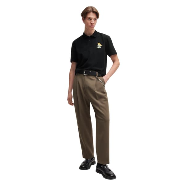 Hugo Boss Herr Regular Kortärmad Pikétröja
