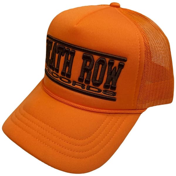 Death Row Records Text Logo Baseball Cap