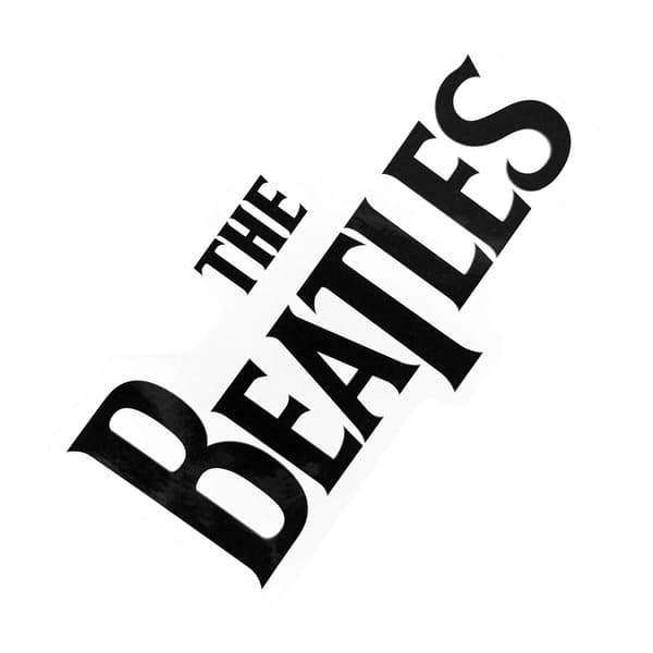 The Beatles Drop Logo Sticker