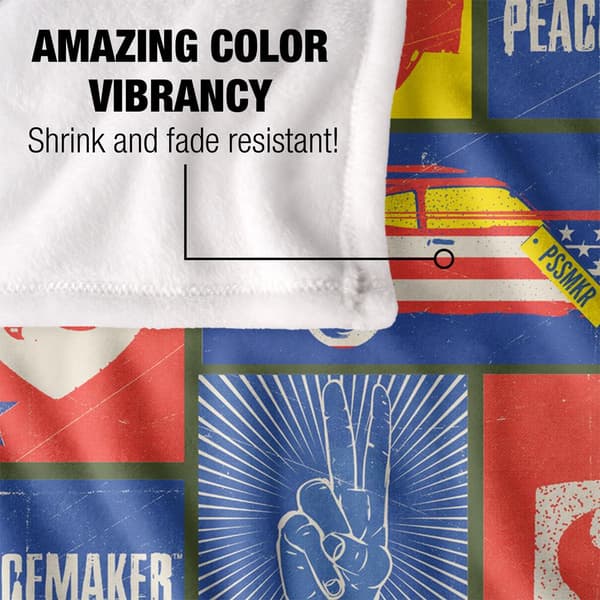 Peacemaker Patchwork Blanket