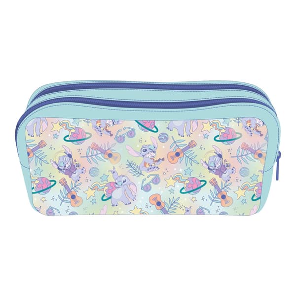 Lilo & Stitch Double Zip Planets Pencil Case