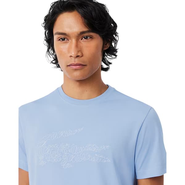 Lacoste Mens Script Ultra Dry T-Shirt