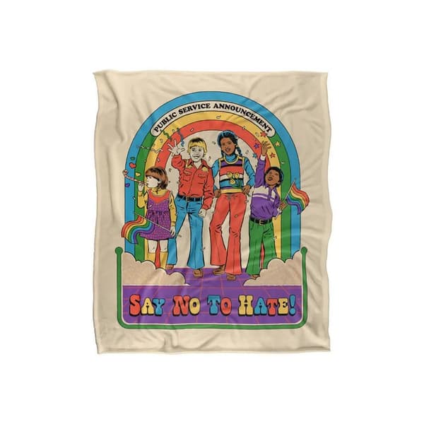Steven Rhodes Say No To Hate Soft Touch Blanket