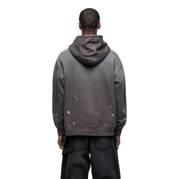 Good For Nothing Herr Abrade Fade Splatter Pull Over Oversized Hoodie