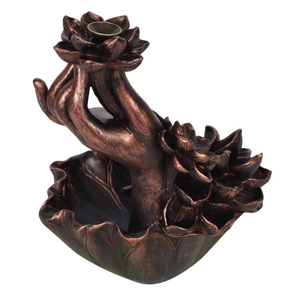 Something Different Hand With Flower Backflow Incense Burner