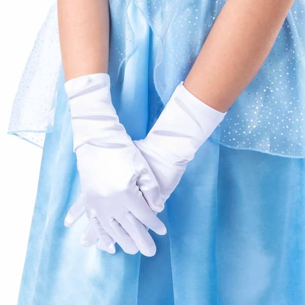 Smiffys Flickor Prinsess Satin Kostymhandskar