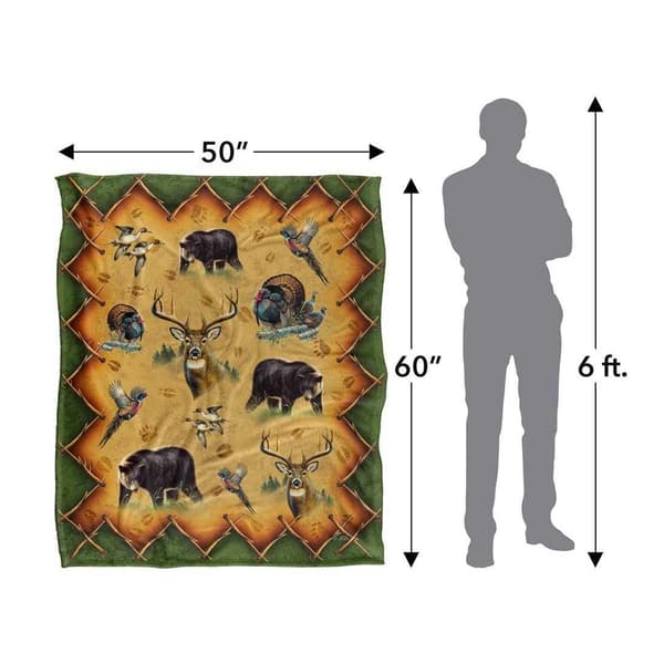JQ Licensing Cf-Jp Silky Animals Supersoft Blanket