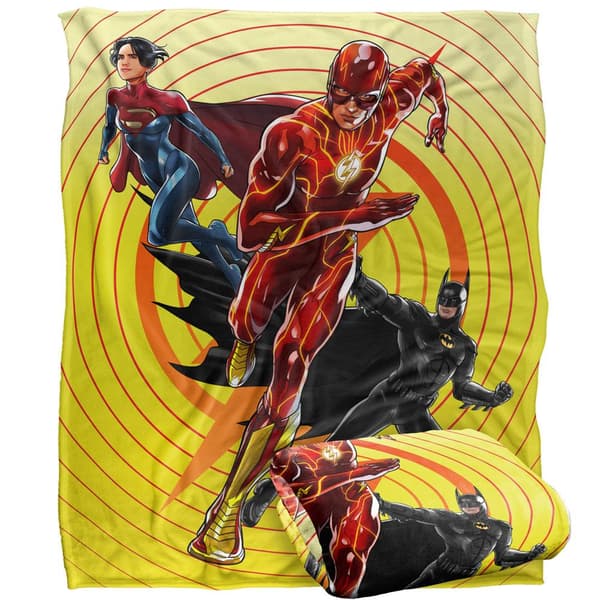 The Flash Tecknad Filt