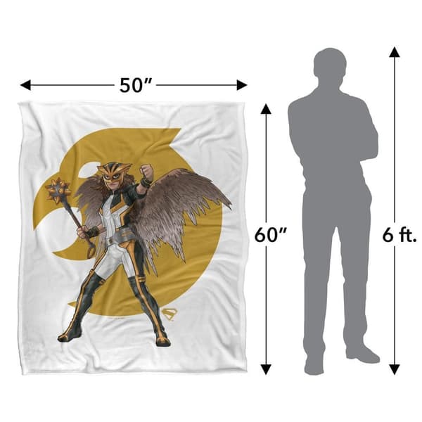 Superman Hawkgirl 2025 Soft Touch Blanket