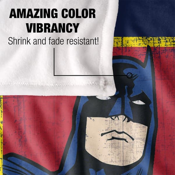 Batman Primary Supersoft Blanket
