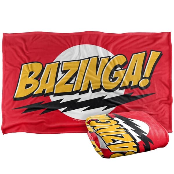 Big Bang Theory Bazinga! Soft Throw