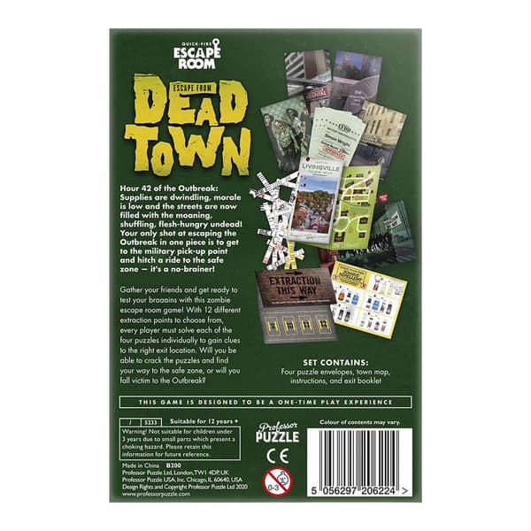 Professor Puzzle Escape From The Dead -juhlapeli