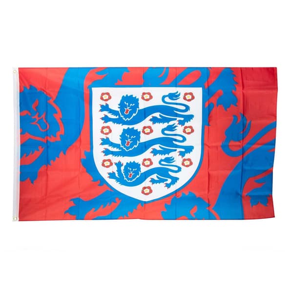 England FA Three Lions Flagga