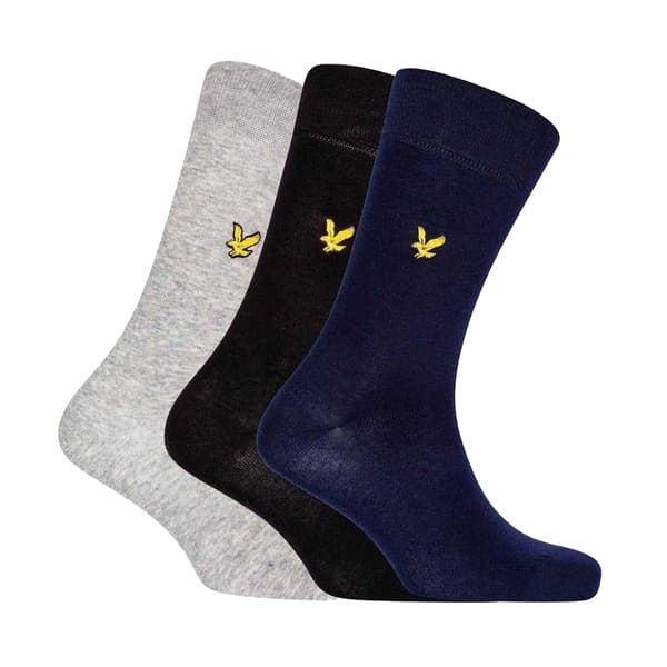 Lyle & Scott Crewstrumpor för män (3-pack)