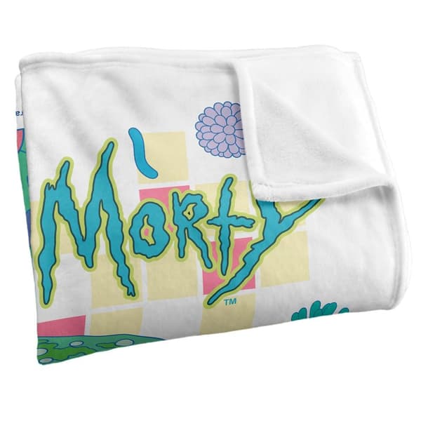 Rick And Morty Falling Soft Touch Blanket