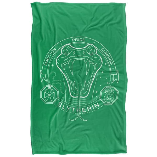 Harry Potter Slytherin Soft Touch Blanket