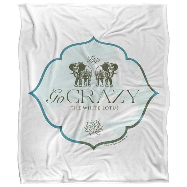 The White Lotus Go Crazy Soft Touch Blanket