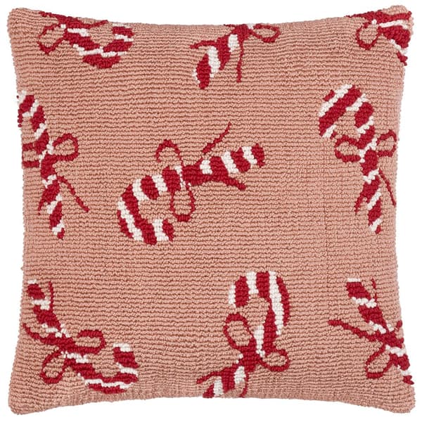 Furn Tufted Candy Canes Cushion Cover