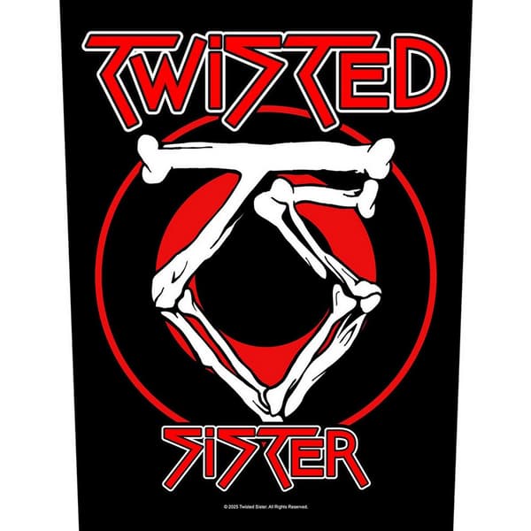 Twisted Sister Logo Circular Patch