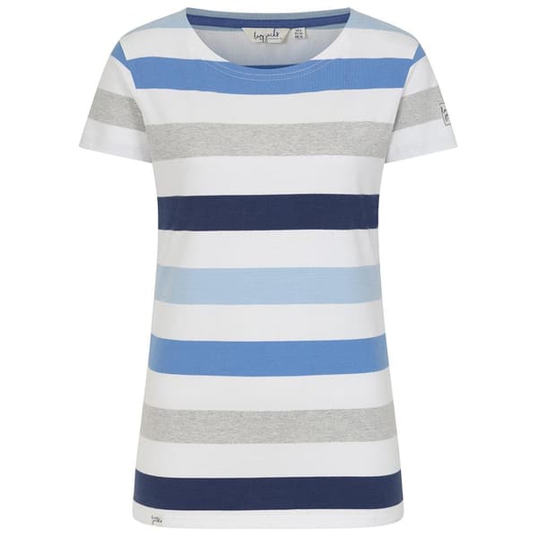 Lazy Jacks Dam/Dam Multi Stripe Breton Topp