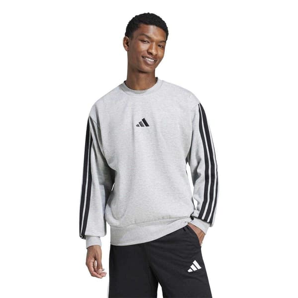 Adidas Herr Essentials 3 ränder fleecetröja