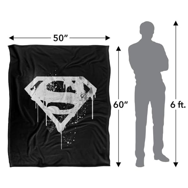 Superman Graffiti Logo Blanket