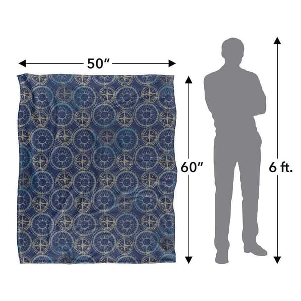 JQ Licensing Silky Compass erittäin pehmeä viltti