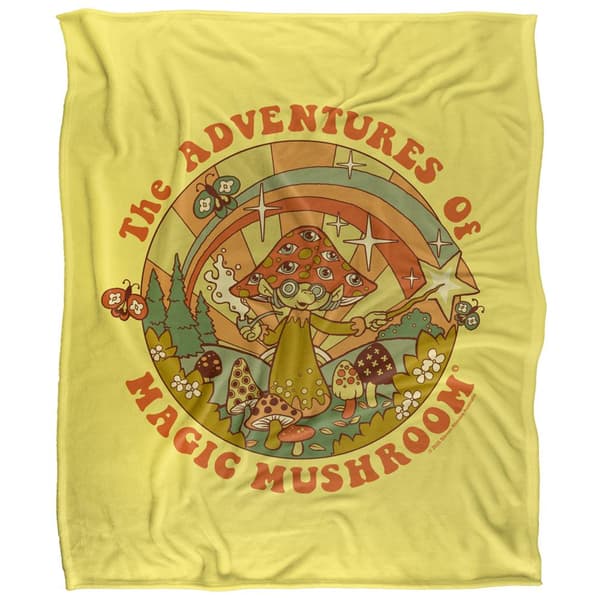 Steven Rhodes Magic Mushroom Soft Touch Blanket