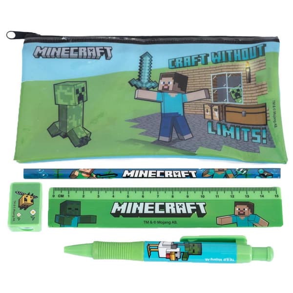 Minecraft Bumper brevpappersset (12-pack)