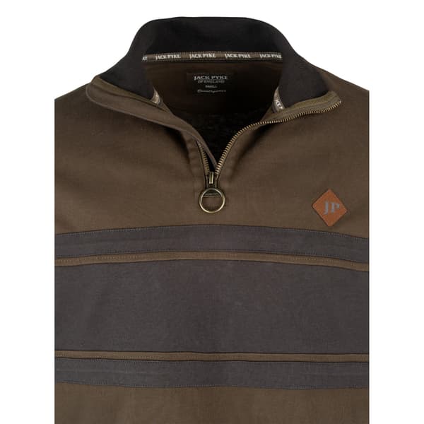 Jack Pyke Half Zip Tröja med Kontrastpaneler för Herr