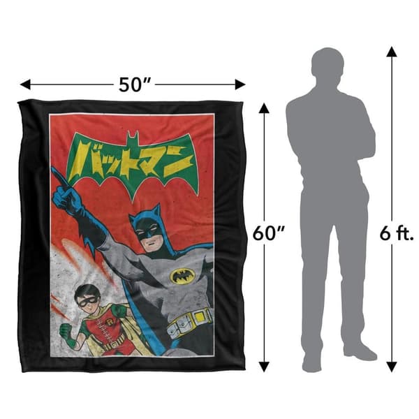 Batman Robin Kanji Big Logo Blanket