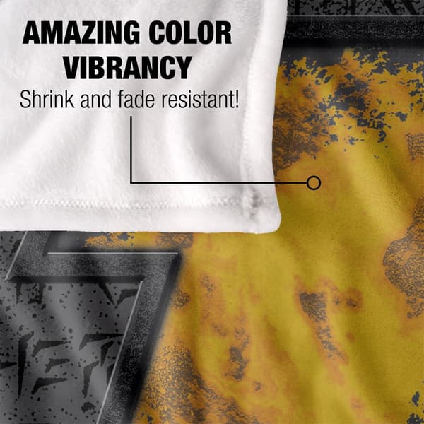 Black Adam Paint Logo Blanket