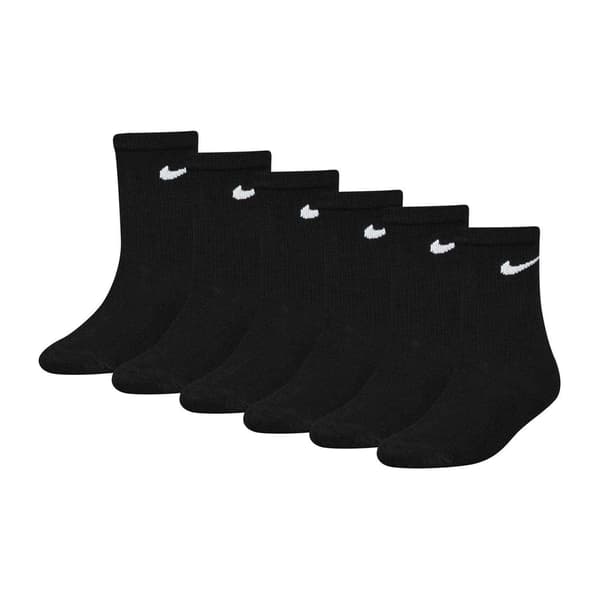 Nike Barn/Kids Logotyp Crew Strumpor (6-pack)