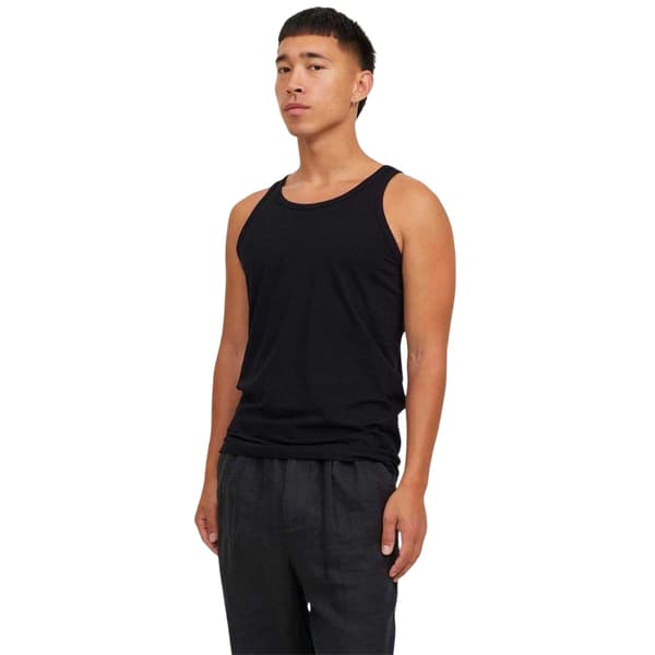 Jack And Jones Mens Basic Cotton Blend Sleeveless Tank Top
