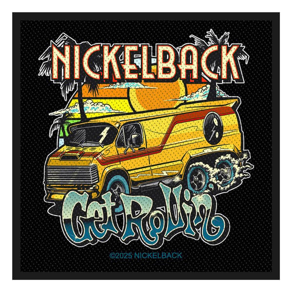 Nickelback Get Rollin´ Woven Standard Patch
