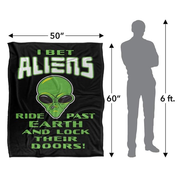 JQ Licensing Sle Aliens Lock Doors Silky Supersoft -peitto