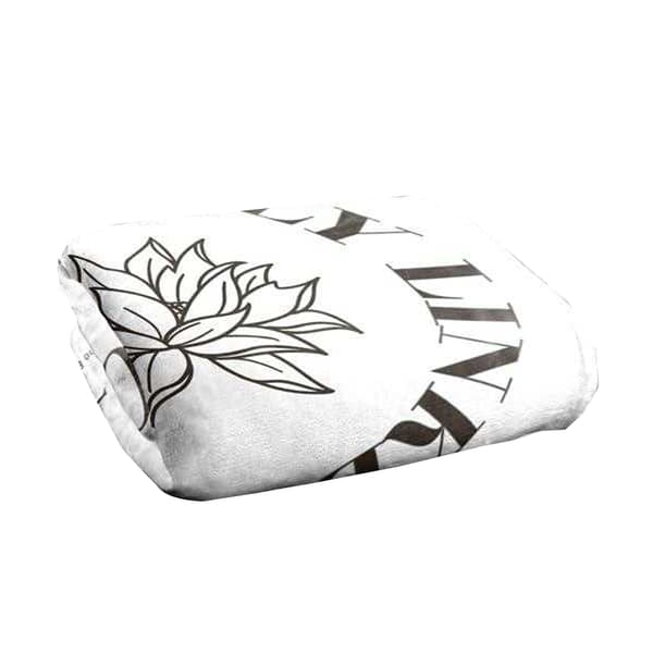 The White Lotus Cosmic Logo Blanket