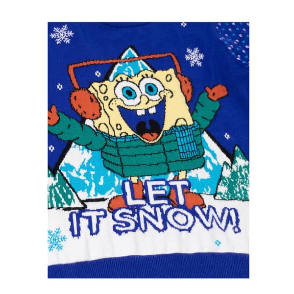 SpongeBob SquarePants Childrens/Kids Let It Snow Jumper