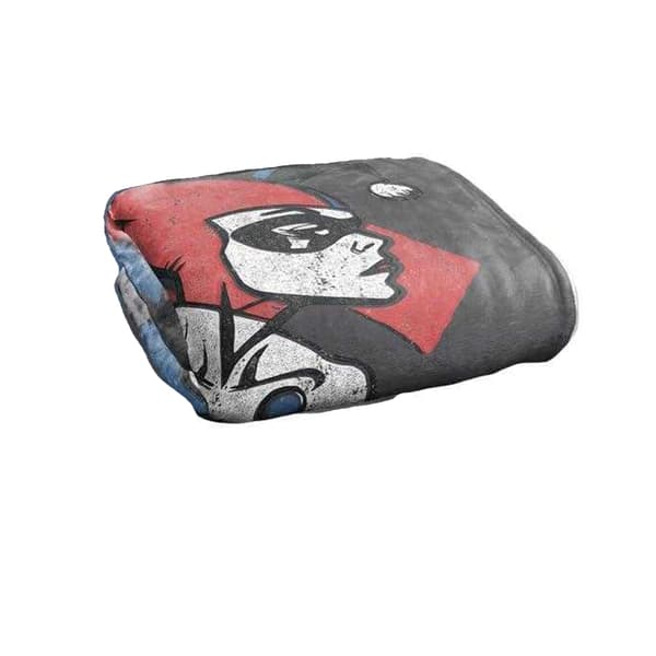 Batman Harley Quinn Profile Soft Touch Blanket