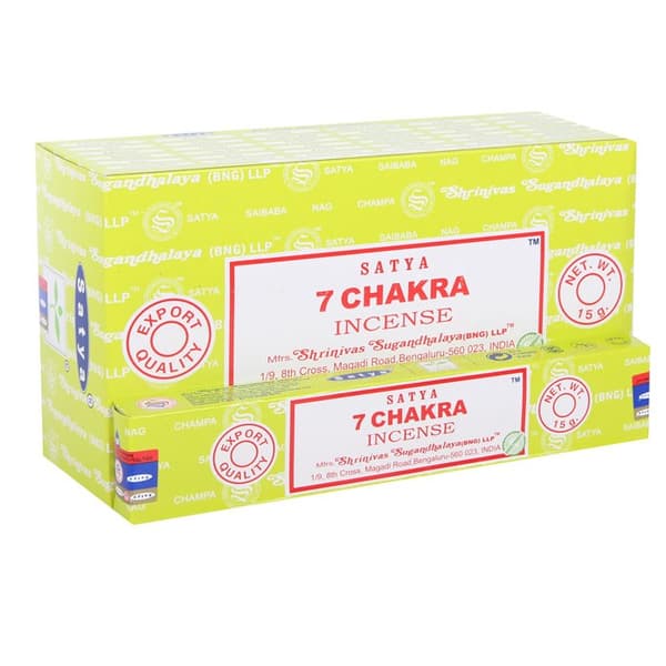 Something Different Sju Chakra Rökelsepinnar (Förpackning med 120)