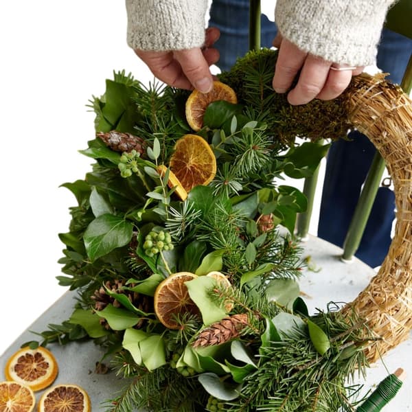 Kaemingk Straw Wreath Christmas Decoration