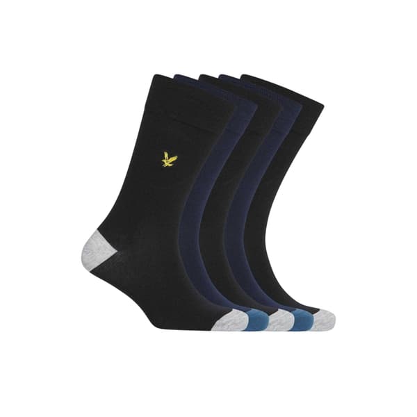 Lyle & Scott Crewstrumpor för män (5-pack)