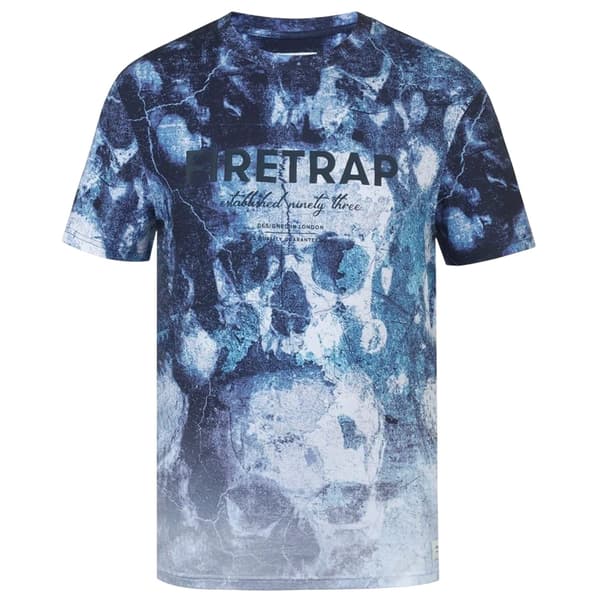 Firetrap Herr Sub Skulls T-shirt