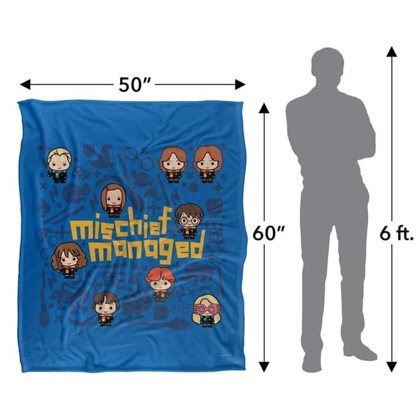 Harry Potter Mischief Managed Chibi Blanket