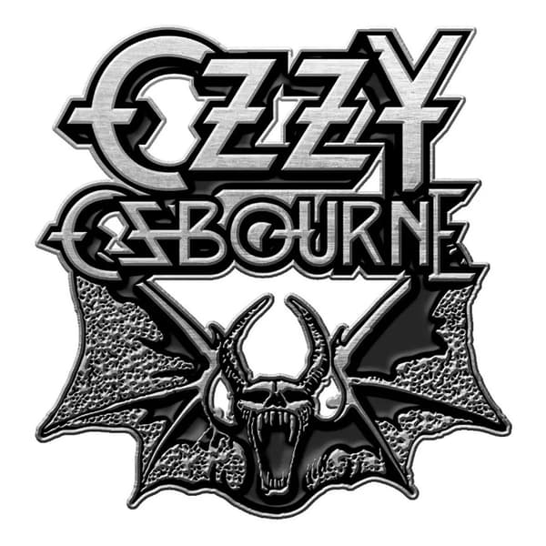 Ozzy Osbourne Pin Fladdermusmärke