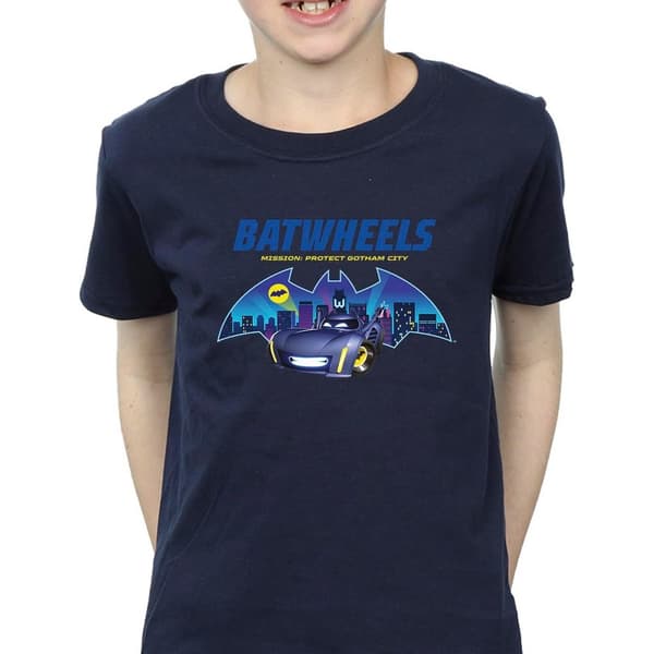 Batwheels Pojkar Skyddar Gotham Bomulls T-Shirt
