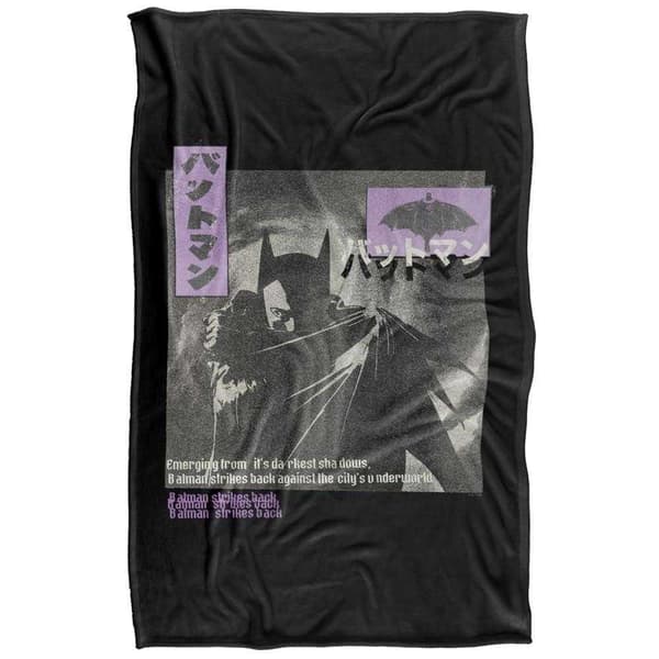 Batman Kanji Darkest Shadows Soft Touch Blanket