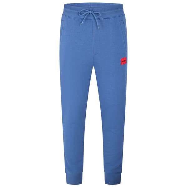 Hugo Herr Fleece Logo Joggingbyxor med Avslappnad Passform